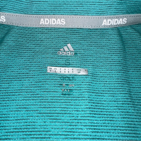Adidas golf shirt Turquoise Sleeveless Polo ladies size small - Picture 2 of 7